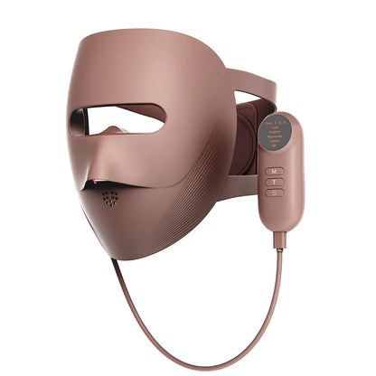 Caia™ Red Light Therapy LED Facial Mask Silicone Red Light Photon Skin Rejuvenation Wrinkle Removal Anti Acne Shrink Pores